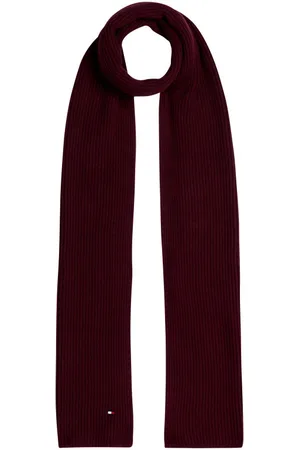 Tommy Hilfiger Echarpe Coton Mélangé Bordeaux - Bordeaux