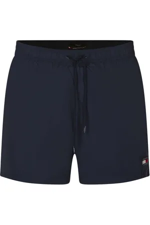 Tommy Hilfiger Short De Bain Coupe Slim Fit Bleu Marine Ajustable à La Taille - Bleu Marine