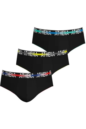 ATHENA Slip Coton Noir - Noir