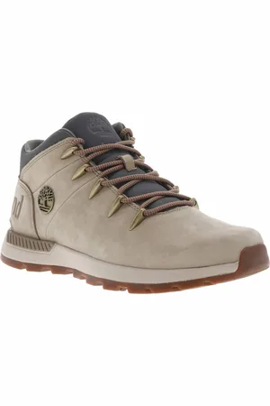 Timberland Bottines Grèges Et à Lacets Ronds - Beige