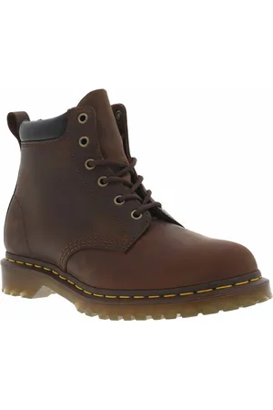 Dr. Martens Bottines Dr.martens Marron Et à Lacets Ronds - Marron