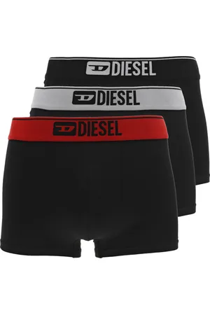 Diesel Lot De 3 Boxers Coton Noir - Noir