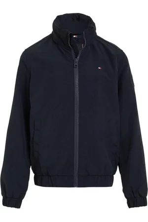 Tommy Hilfiger Blouson Junior Garçon Avec Manches Longues Et Col Montant Marine - Marine