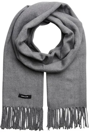 JACK & JONES écharpe Solid Woven Scarf Grise - Grise