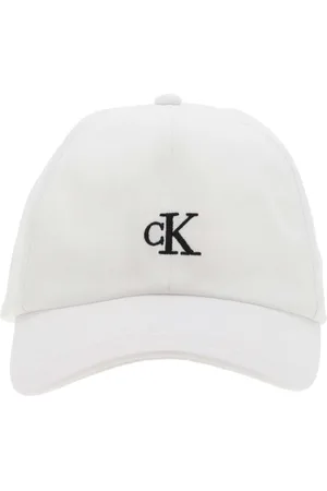 Calvin Klein Casquette Junior Garçon En Coton Blanc - Blanc