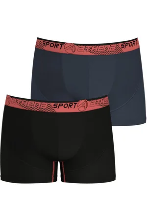 ATHENA Lot De 2 Boxers Gris Et Noir - Gris Et Noir