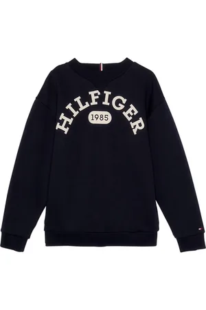 Tommy Hilfiger Sweat Col Rond Junior Garçon Avec Manches Longues Bleu Marine - Marine