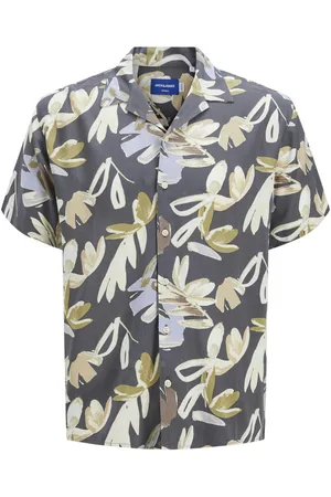 JACK & JONES Chemise Premium Avec Manches Courtes Et Col Cubain Multicolore - Multicolore