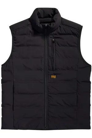 G-Star Doudoune Sans Manches Coupe Slim Fit G-star Noire Matelassée Avec Une Poche Zippée à La Poitrine - Noire