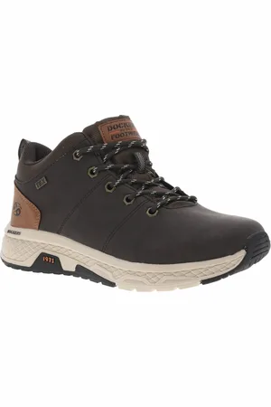 Dockers Sneakers Café Et à Lacets Ronds Tressés - Café