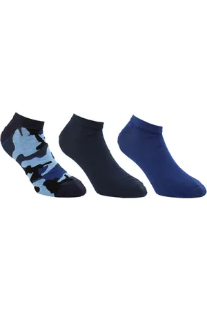 Diesel Lot De 3 Paires De Chaussettes Diesel En Coton Stretch Mélangé Bleu Nuit, Bleu Marine Et à Motifs