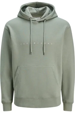 JACK & JONES Sweat à Capuche Avec Manches Longues Et Col à Capuche Tilleul - Tilleul
