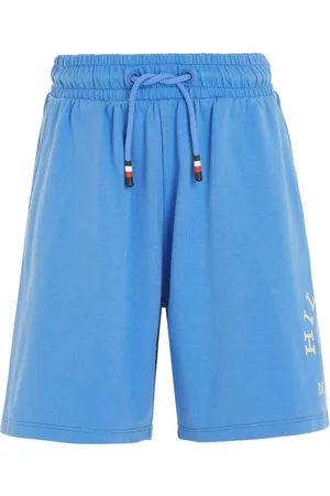 Tommy Hilfiger Short Junior Garçon Coton Mélangé Bleu - Bleu