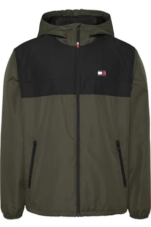 Tommy Hilfiger Blouson Avec Manches Longues Et Col à Capuche Kaki - Kaki