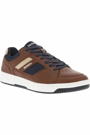 Redskins Sneakers Cognac Et à Lacets - Cognac