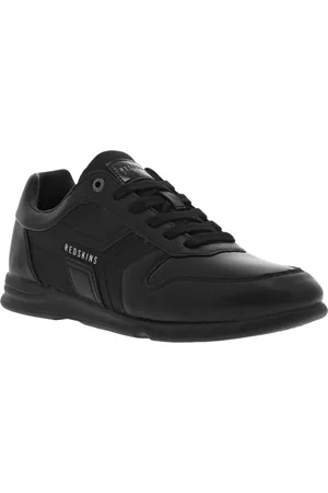 Redskins Sneakers Noir Et à Lacets Plats - Noir