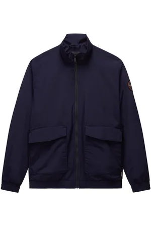 Napapijri Blouson Avec Manches Longues Et Col Montant Marine - Marine
