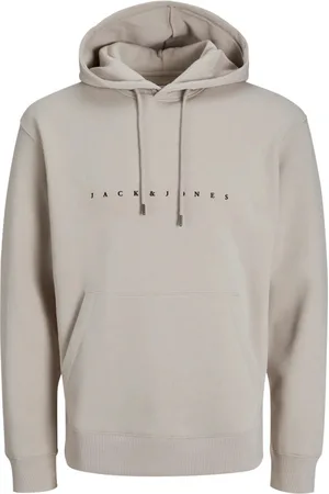 JACK & JONES Sweat à Capuche Avec Manches Longues Et Col à Capuche Beige - Beige