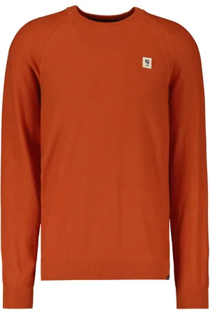 Garcia Pull Coupe Droite à Manches Longues Et Col Rond Orange - Orange