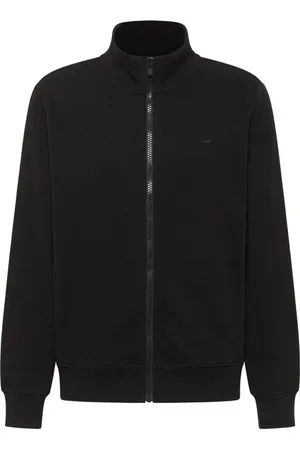 Mustang Sweat Dillon Coton Avec Manches Longues Et Col Montant Noir - Noir
