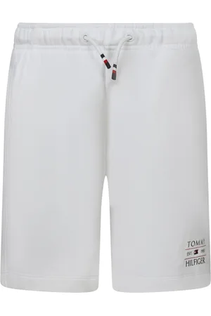 Tommy Hilfiger Short Junior Garçon Coton Mélangé Blanc - Blanc