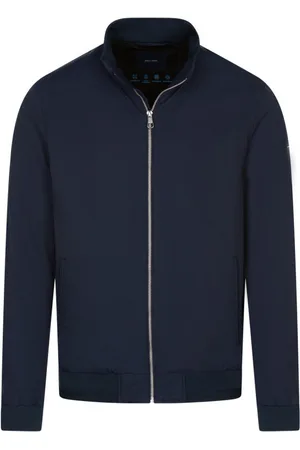 Pierre Cardin Blouson Zippé Cardin Sportswear Bleu Marine Avec Manches Longues Et Col Montant - Marine