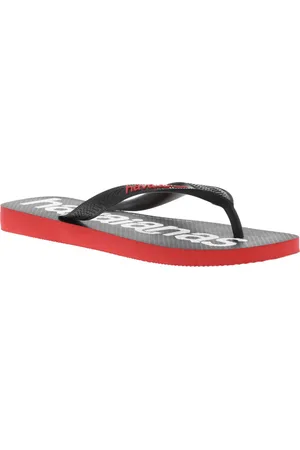 Havaianas Tongs Havaïanas Entre-doigts Noires à Logo Contrastant - Noires