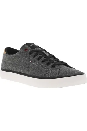 Tommy Hilfiger Baskets Basses Noires Chinées - Noires