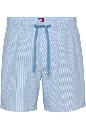 Tommy Hilfiger Short/bermuda Tjm Seersucker Stp Beach Short Bleu Rayé - Bleu