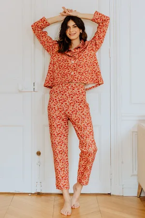 Saaj Jogging jack camaïeu rouge