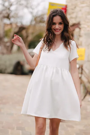 Saaj Robe martha blanc