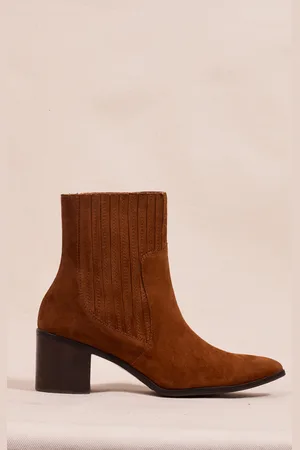 Saaj Bottines sandra caramel