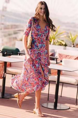 Saaj Robe rosa aurora