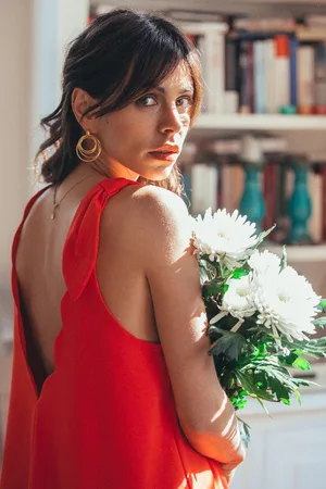 Saaj Robe rajane coralia