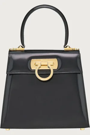 Salvatore Ferragamo Femmes Iconic Top Handle (S) Noir