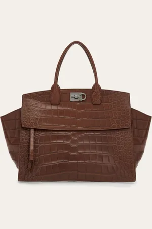 Salvatore Ferragamo Femmes Studio Soft bag (XL) Brun