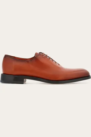 Salvatore Ferragamo Hommes Oxford Tramezza Brun Taille 40