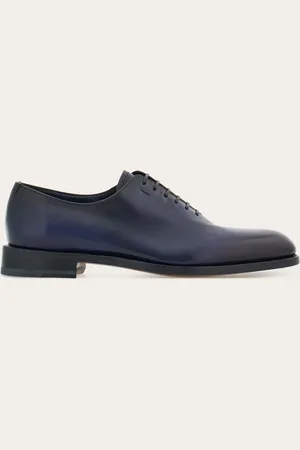 Salvatore Ferragamo Hommes Oxford Tramezza Bleu Taille 40.5