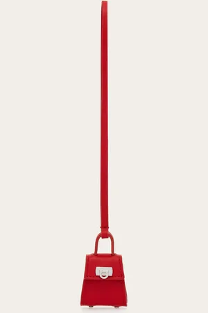 Salvatore Ferragamo Femmes Pendentif avec Gancini Rouge