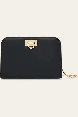 Salvatore Ferragamo Femmes Mini pochette Diana Noir