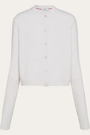 Salvatore Ferragamo Femmes Cardigan en cachemire Blanc