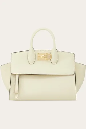Salvatore Ferragamo Femmes Studio Soft bag (M) Blanc