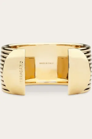 Salvatore Ferragamo Femmes Bracelet bangle Gancini - Taille S Or