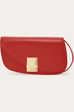 Salvatore Ferragamo Femmes Mini sac porté épaule Fiamma Rouge