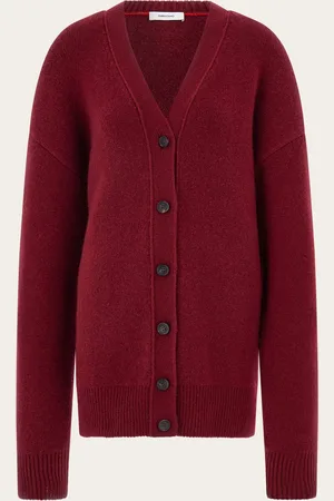 Salvatore Ferragamo Femmes Cardigan oversize Rouge