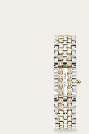 Salvatore Ferragamo Femmes Montre Secret Vert