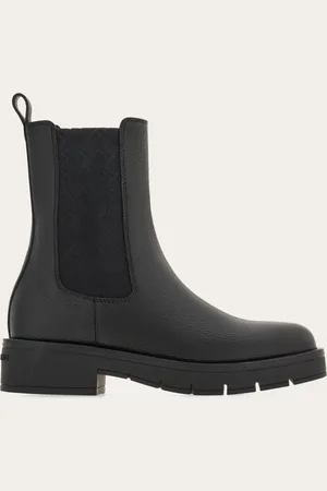 Salvatore Ferragamo Femmes Bottine chelsea Noir Taille 35.5