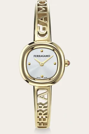 Salvatore Ferragamo Femmes Montre Bangle Blanc