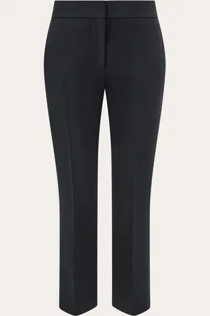 Salvatore Ferragamo Femmes Pantalon kick flare Noir