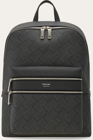 Salvatore Ferragamo Hommes Sac à dos Monogram Noir